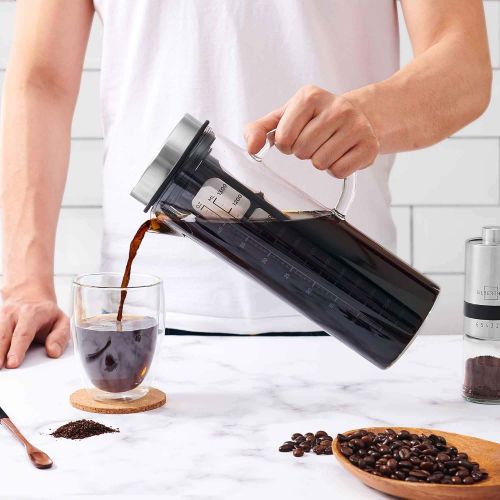  [아마존베스트]Silberthal Cold Brew Coffee Maker for Cold Brew Coffee or Tea 1.3 L