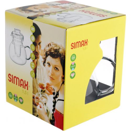  SIMAX Glassware Marta 3243/F 6.3 Teekanne mit Glasfilter, 1,5l