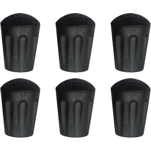  Park Ridge Outfitters P.R.O. Hiking Pole Tips - 6 Pack - Replace Lost or Worn Standard Hiking and Trekking Pole Tips