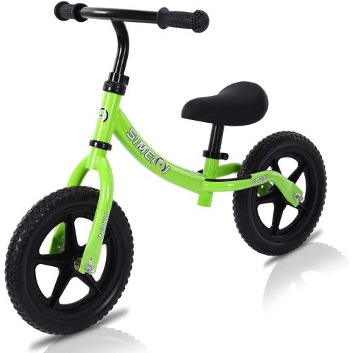  SIMEIQI Lightweight Sport Balance Bike for Toddlers and Kids Ages 2 3 4 5 Years Old No Pedal Walking Balance Training Bicycle Adjustable Seat and Handlebar Height