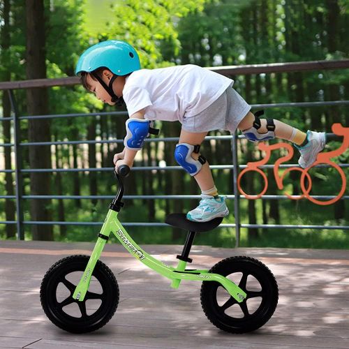  SIMEIQI Lightweight Sport Balance Bike for Toddlers and Kids Ages 2 3 4 5 Years Old No Pedal Walking Balance Training Bicycle Adjustable Seat and Handlebar Height