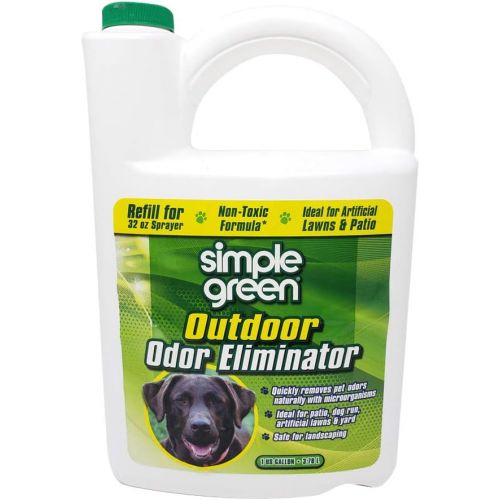  SIMPLE GREEN 432108 Outdoor Odor Eliminator for Dogs, 1 Gallon (2 pack)