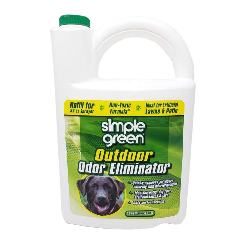 SIMPLE GREEN 432108 Outdoor Odor Eliminator for Dogs, 1 Gallon (2 pack)