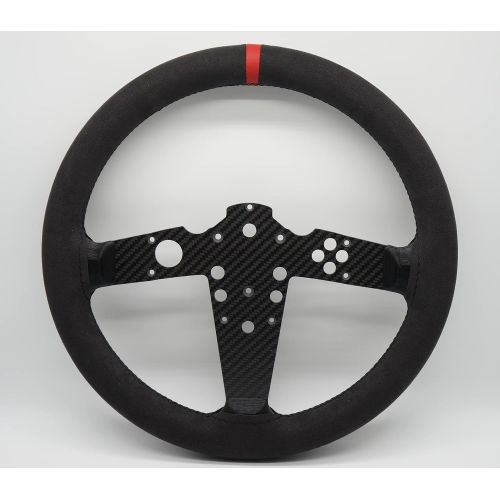  SIMPUSH Thrustmaster TGT Racing 13inch 33cm steering Wheel MOD DIY(carbon fiber,suede)