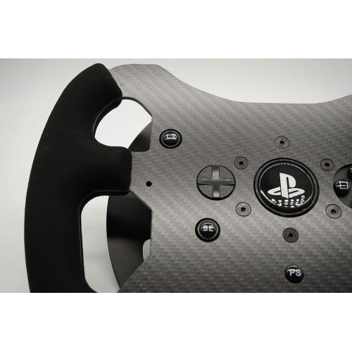  SIMPUSH Thrustmaster T300RS T300GT GT3 Modified F1 carbon fiber Sim WHEEL mod（F1 GT3,carbon fiber,suede,29cm）