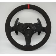 SIMPUSH Thrustmaster T300RS T300GT Racing 13inch 33cm steering Wheel MOD DIY(carbon fiber,suede)