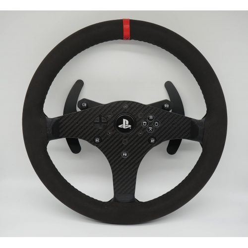  SIMPUSH Thrustmaster T300RS T300GT Racing 13inch 33cm steering Wheel MOD DIY(carbon fiber,suede)