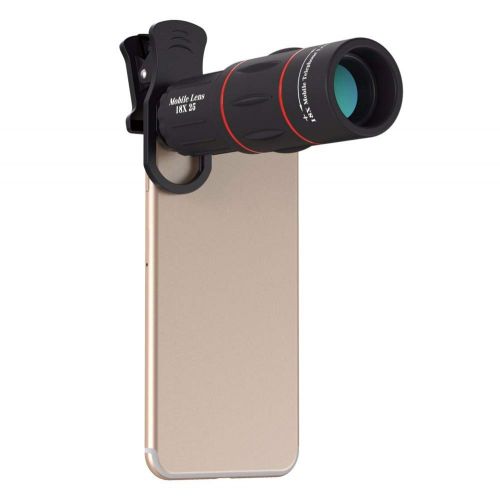  Mobile Phone Lenses - Mobile Phone Lenses 18X Telescope Zoom Smartphone Camera Lens for iPhone Samsung Xiaomi Universal Clip APL-T18 - by SINAM - 1 PCs