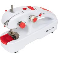 Singer Stitch Quick + (Two Thread) Hand Held Mending Machine, White (01774)