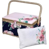 SINGER Sewing Basket - Modern Floral Print