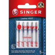 SINGER Leather Sewing Machine Needles, Size 90/14, 100/16-5 Count