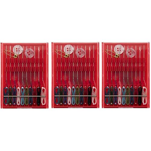 싱거 Singer Sew-Quik Threaded Hand Needle Kit (3 Pack)