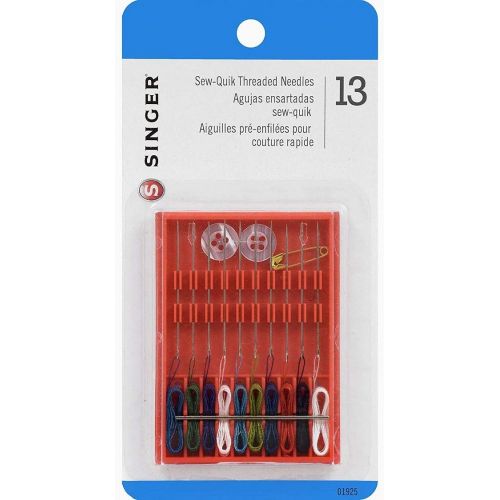 싱거 Singer Sew-Quik Threaded Hand Needle Kit (3 Pack)