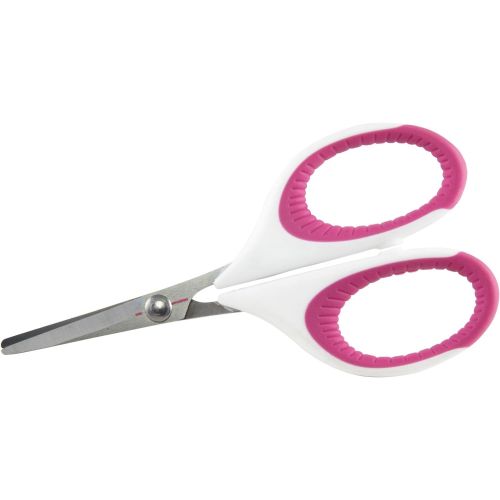 싱거 SINGER 07190 4-Inch Craft Scissors with Pink and White Comfort Grip