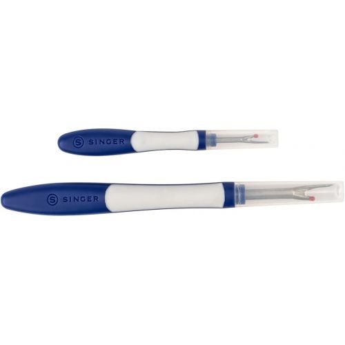 싱거 SINGER 47325 Comfort Grip Seam Ripper, Blue/White 2 Piece