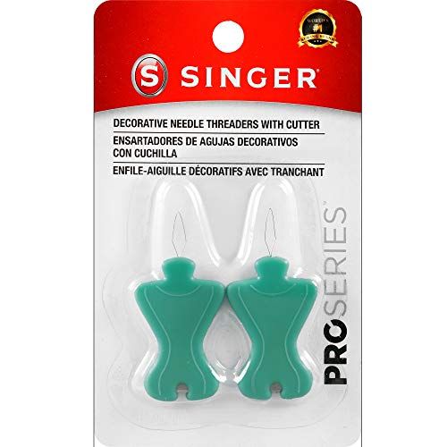 싱거 SINGER 04330 ProSeries Decorative Needle Threaders with Cutter, 2-Count