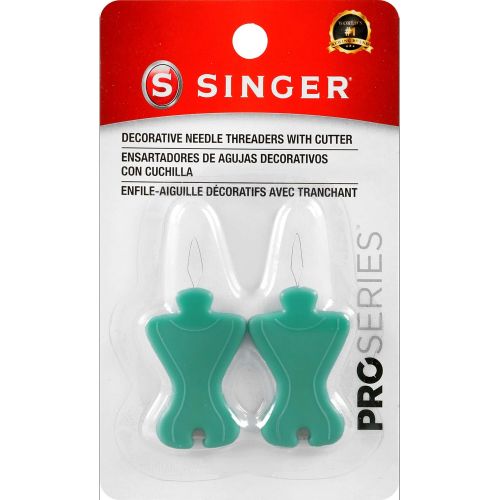 싱거 SINGER 04330 ProSeries Decorative Needle Threaders with Cutter, 2-Count