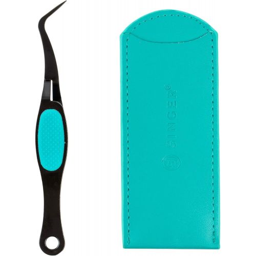 싱거 SINGER 50024 ProSeries Self-Locking Tweezer with Storage Sleeve