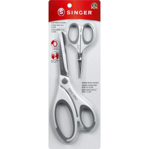 싱거 SINGER 07175 Sewing and Detail Scissors Set with Comfort Grip