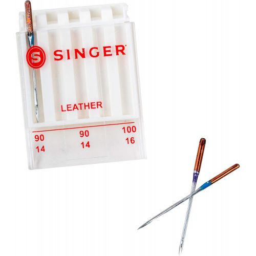 싱거 SINGER 2087 Leather Machine Needles, 3-Count