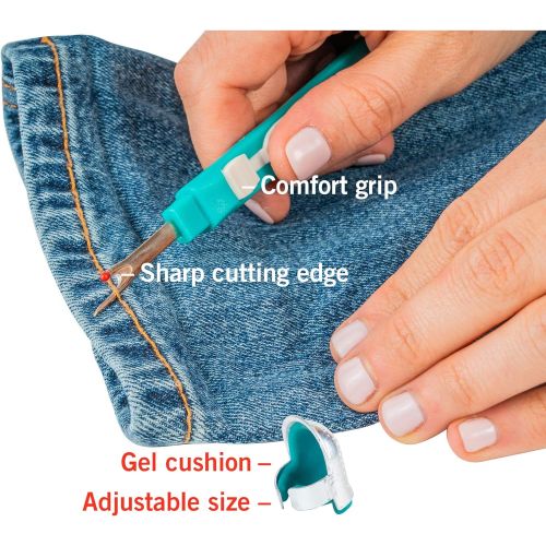 싱거 SINGER Bundle - Detail Scissors, Thread Snips, Seam Ripper (Teal)