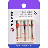 SINGER 2108 Denim Machine Needles, Size 100/16, 3-Count,Size 16 3/Pkg