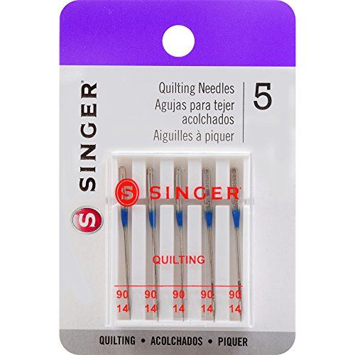 싱거 SINGER 04714 Size 90/14 Universal Machine Quilting Needles, 5-Count