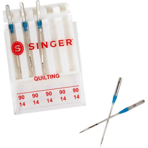 싱거 SINGER 04714 Size 90/14 Universal Machine Quilting Needles, 5-Count