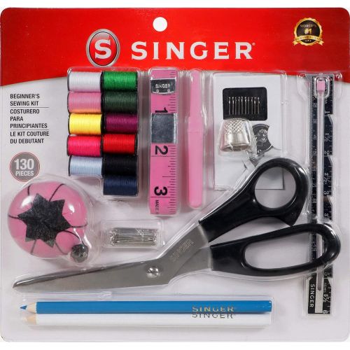 싱거 SINGER 01512 Beginners Sewing Kit, 130 pieces