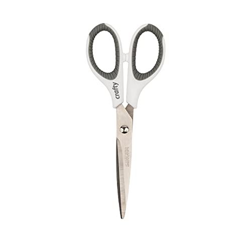 싱거 SINGER 07180 6-1/2-Inch Sewing Scissors with Pink and White Comfort Grip