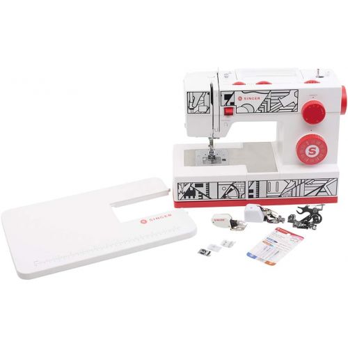 싱거 SINGER Cosplay CP6350M Sewing Machine, Red and White