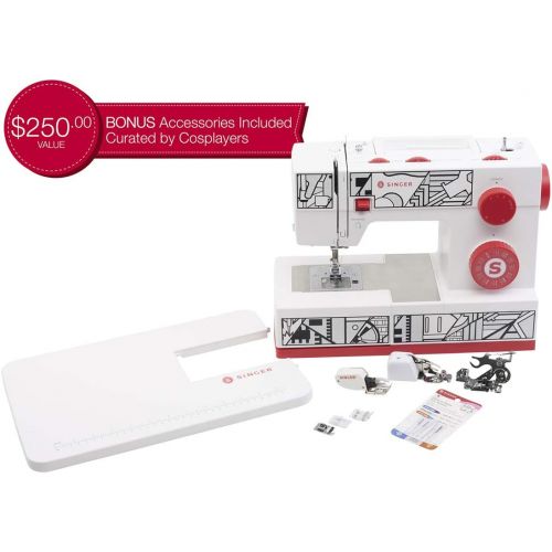 싱거 SINGER Cosplay CP6350M Sewing Machine, Red and White