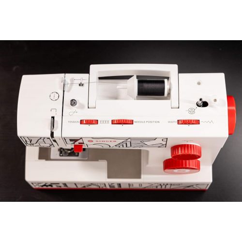 싱거 SINGER Cosplay CP6350M Sewing Machine, Red and White