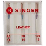 Singer Leather Machine Needles- Size 90/14 (2X) and Size 90/16 (1x)