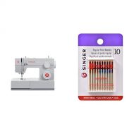 SINGER 4423 Heavy Duty Extra-High Sewing Speed Sewing Machine with Singer 10-Pack Regular Point Machine Needles