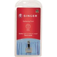 SINGER | Gathering Presser Foot for Low-Shank Sewing Machines, Simutaneously Trims & Hems Edges, Zig-Zag and Over-Edge Stitches - Sewing Made Easy