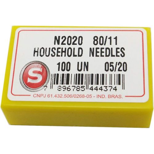 싱거 Singer Universal Needles Singer Type 2020 Size 80/11 100 Pcs Box