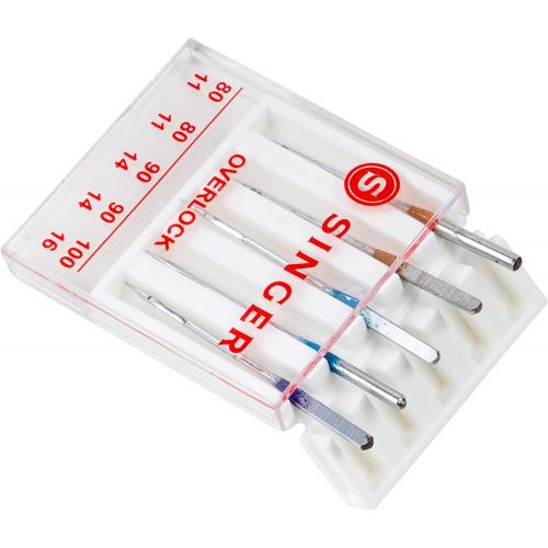 싱거 SINGER 04803 Regular Point Overlock Needles, 5-Count