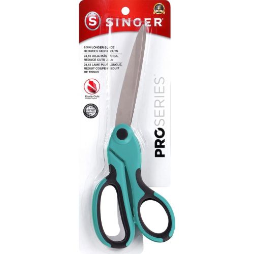 싱거 SINGER Professional Series Bent Scissors, 9 1/2, TEAL