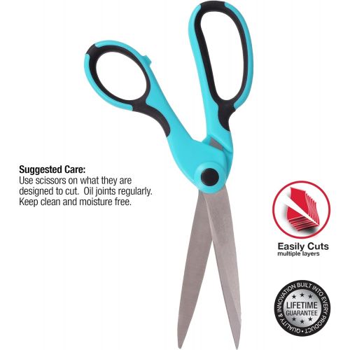 싱거 SINGER Professional Series Bent Scissors, 9 1/2, TEAL