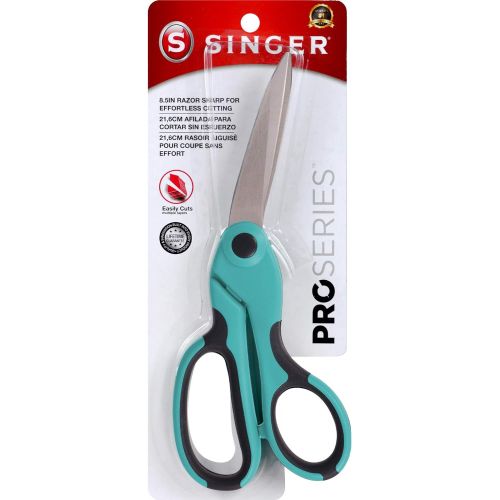 싱거 SINGER 00561 8-1/2-Inch ProSeries Heavy Duty Bent Sewing Scissors