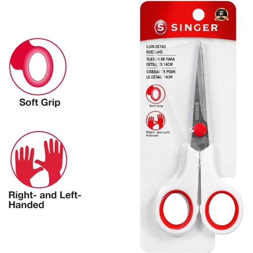 싱거 SINGER 00448 5-1/2-Inch Sewing Scissors with Comfort Grip