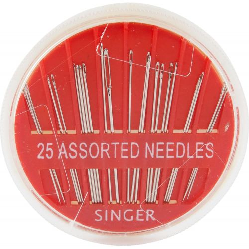 싱거 Singer Assorted Hand Needles in Compact, 25-Count (3 Pack)