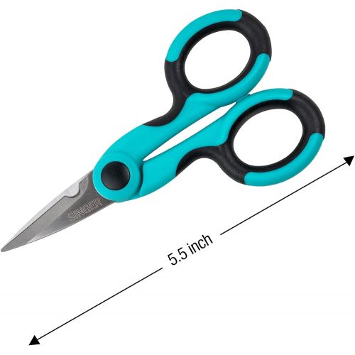 싱거 SINGER 00558 5-1/2-Inch ProSeries Heavy Duty Scissors with Power Notch