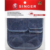 SINGER 00079 Denim Iron-On Repair Kit, Assorted Sizes, Iron on Patches for Jeans