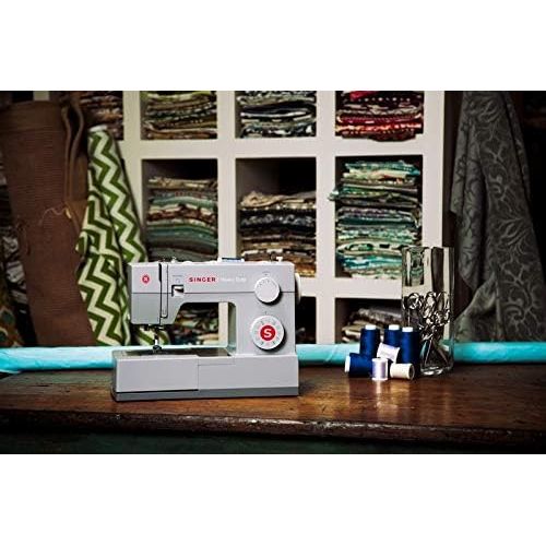 싱거 SINGER | Heavy Duty 4423 Sewing Machine with 23 Built-In Stitches -12 Decorative Stitches, 60% Stronger Motor & Automatic Needle Threader, Perfect for Sewing all Types of Fabrics w