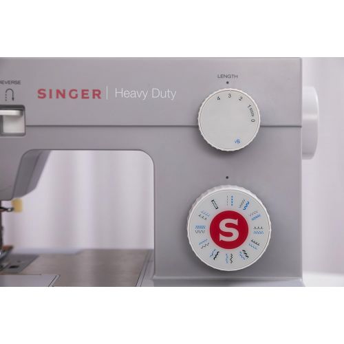 싱거 SINGER | Heavy Duty 4423 Sewing Machine with 23 Built-In Stitches -12 Decorative Stitches, 60% Stronger Motor & Automatic Needle Threader, Perfect for Sewing all Types of Fabrics w