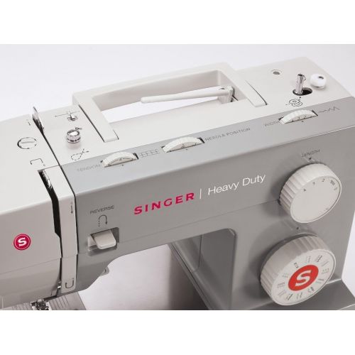 싱거 SINGER Heavy Duty 4411 11 Built-in Stitches, Metal Frame and Stainless Steel Bedplate, Fabrics Sewing Machine, Medium