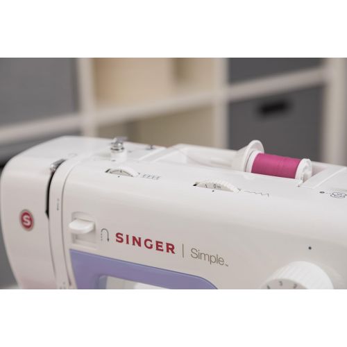 싱거 SINGER | Simple 3232 Sewing Machine with Built-In Needle Threader, & 32 Built-In Stitches - Perfect for Beginners - Sewing Made Easy