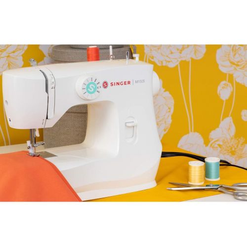 싱거 SINGER | M1500 Sewing Machine with 6 Built-In Stitches, & Easy Stitch Selection - Perfect for Beginners - Sewing Made Easy